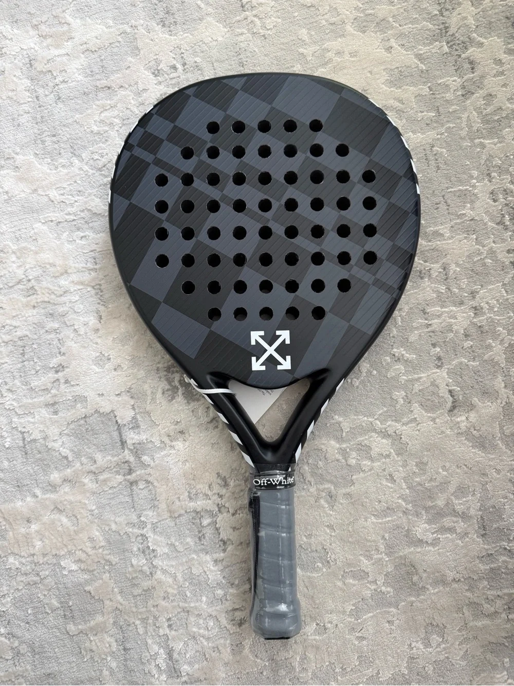 Off White Fiber Glass Padel Racket - Picture 6 of 9